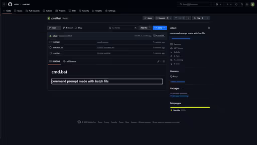command prompt on batch